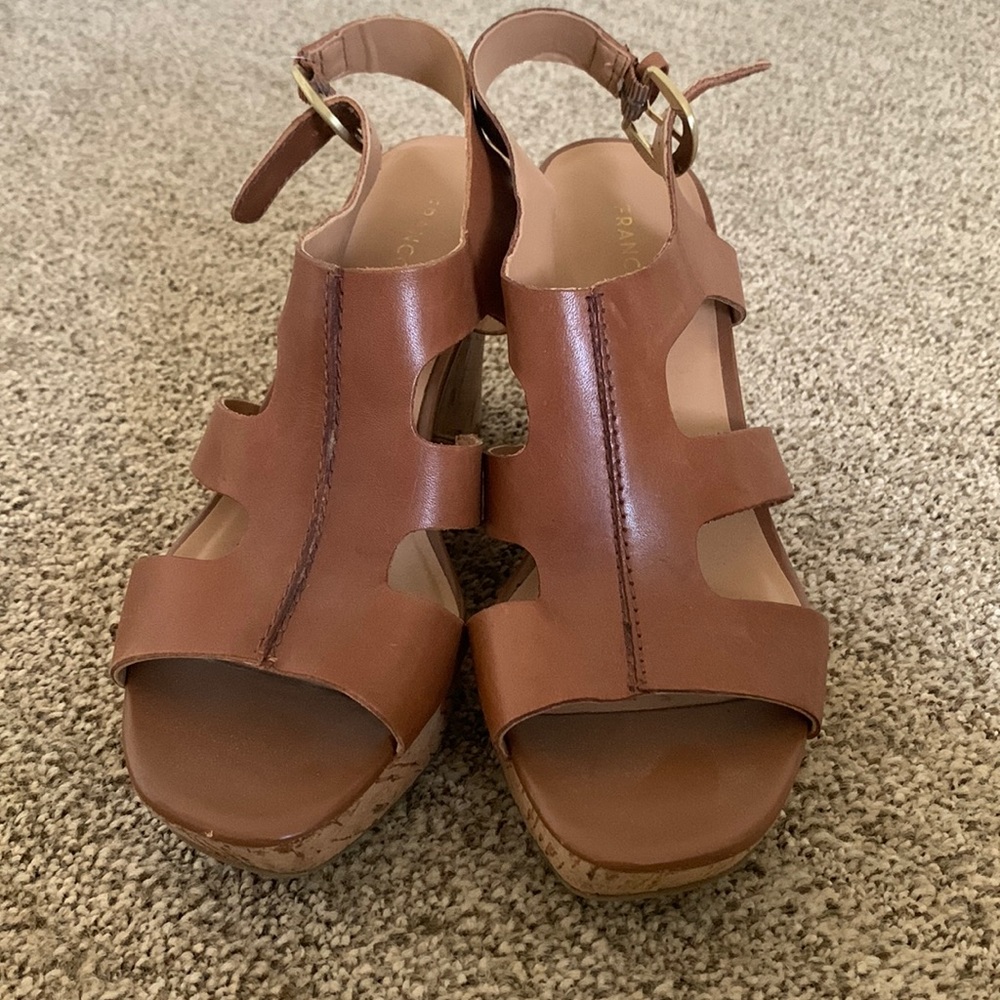 Franco Sarto wedge sandals 7.5